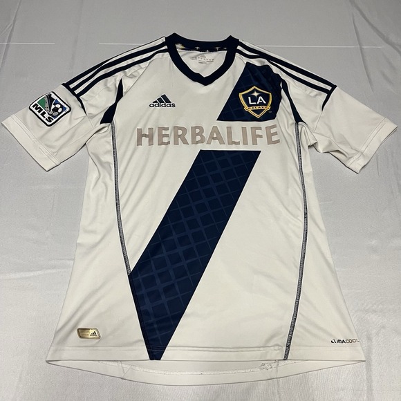 adidas Other - LA Galaxy Adidas 2013 Home Soccer Jersey Size Small MLS Y2K